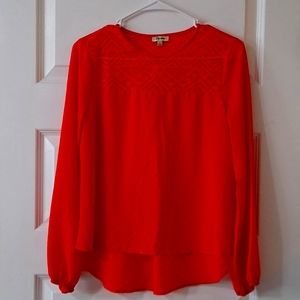 Coral Blouse